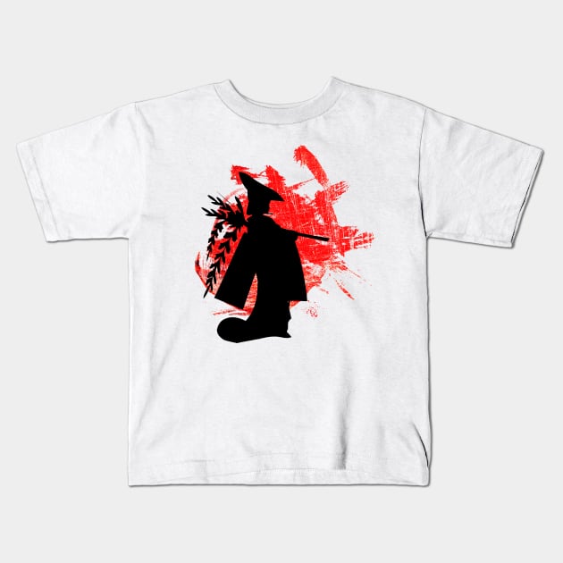 Japanese Girl Kids T-Shirt by vivalarevolucio